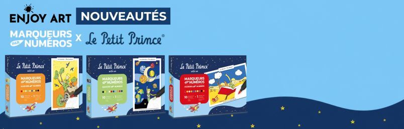 Coloriez pas à pas les plus beaux décors du Petit Prince.