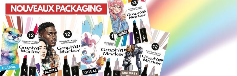 Découvrez les nouveaux packagings GRAPH’IT !