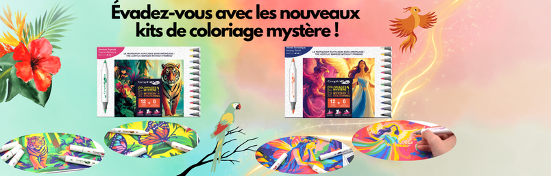 Découvrez les nouveaux kits TROPICAL ADVENTURE et FANTASY WORLD !