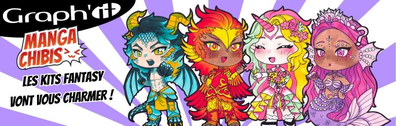 LES PREMIÈRES FIGURINES POUR S'INITIER À LA COLORISATION MANGA !