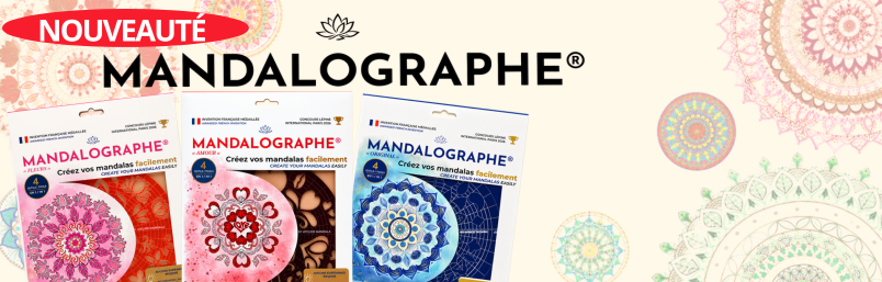Mandalographe Atelier Mandala pour créer et tracer facilement ses mandalas
