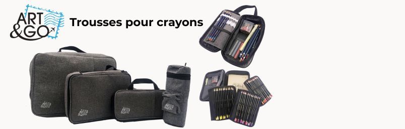 Trousses et rangements pour crayons et feutres fins