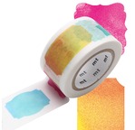 MT EX Motif étiquettes aquarelle / label watercolor - 2,5cm x 10m - N