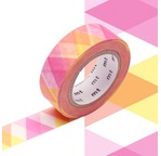 MT 1P Motif arlequin rose / diamond pink