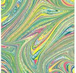 PAPERTREE 50*70 100g MARBRE ITALIEN TUTI FRUTTI VERT