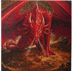 CRYSTAL ART Kit tableau broderie diamant 70x70cm Anne Stokes Dragon