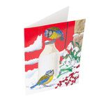 CRYSTAL ART Kit Carte à diamanter 21x29cm Oiseaux sur la neige