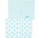 PAPERTREE MONSOON Env (A5) - Bleu glacier