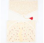 PAPERTREE GAIA Enveloppe kdo A5 Ivoire/Rouge