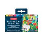 DERWENT - INKTENSE-palette 12 carrés encre aquarelables godet #02 NEW