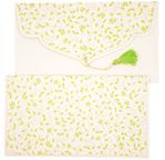 PAPERTREE DOUCHKA Enveloppe kdo 19x10cm Ivoire/Amande