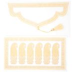 PAPERTREE SARI Enveloppe kdo 19x10cm - Beige Poudré