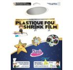 PLASTIQUE FOU DIAM'S 7 feuilles : Métallisé argent