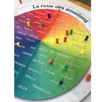 Grande roue des émotions + 25 pions – Format 80x80cm