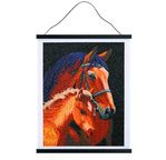 CRYSTAL ART Kit poster à diamanter 35x45cm Chevaux