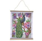 CRYSTAL ART Kit poster à diamanter 35x45cm Paon