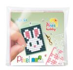 PIXEL Kit créatif porte-clé 4x3cm - Lapin