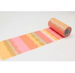 MT CASA Motif pois-rayures jaune rose / tsugihagi F