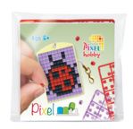 PIXEL Kit créatif porte-clé 4x3cm - Coccinelle