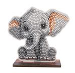 CRYSTAL ART figurine à diamanter Safari Elephant