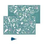 PAPERTREE WINTER Enveloppe Cadeau 19X10 cm Bleu glacier