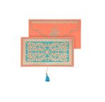 PAPERTREE LILY Enveloppe Cadeau 19X10 cm Corail