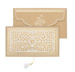 PAPERTREE LILY Enveloppe Cadeau 19X10 cm Lin ivoire