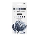 COPIC Ciao Set de 6 SHADE Warm Grey & Black