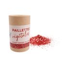 Kiddicraft tube paillettes végétales 5g - Rouge