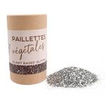 Kiddicraft tube paillettes végétales 35g - Argent