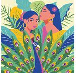 ENJOY ART - Peinture par numéros 30x30cm Tropical Eden