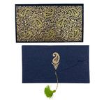 PAPERTREE NIRVANA Enveloppe Cadeau 19x10 cm Bleu/Or