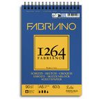 FABRIANO 1264 Bloc Papier Esquisse A5 90gsm-Spirale haut-60fl 14,8x21