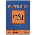 FABRIANO 1264 Bloc Papier Marqueur A4 70g-1 côté collé-100fl 21x29,7