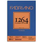 FABRIANO 1264 Bloc Papier Marqueur A3 70g- 1 côté collé-100fl 29,7x42