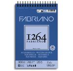 FABRIANO 1264 Bloc Papier Aquarelle A5 300g-Spiral haut- 20fl 14,8x21