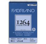 FABRIANO 1264 Bloc Papier Aquarelle A4 300g-Spiral haut- 30fl 21x29,7