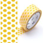 MT 1P pois jaunes 1,5cmx5m