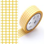 MT 1P quadrillage jaune 1,5x5m