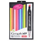 GRAPH'IT Set 12 marqueurs - Classic colours
