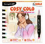 GRAPH'IT Kit de coloriage Cosy Time - GIRLZ