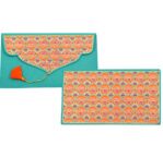 PAPERTREE CALYPSO Enveloppe Cadeau 19X10 cm Turquoise