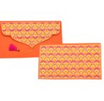 PAPERTREE CALYPSO Enveloppe Cadeau 19X10 cm Orange