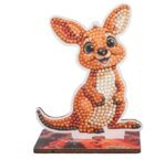 CRYSTAL ART Figurine à diamanter Kangourou