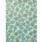 PAPERTREE 50*70 100g PALME D'OR Turquoise & cuivre
