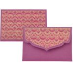 PAPERTREE CALYPSO Mini Env. Message + carte 8,5 x 6 cm - Parme