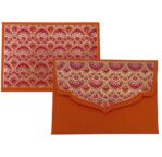 PAPERTREE CALYPSO Mini Env. Message + carte 8,5 x 6 cm - Orange