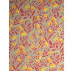 PAPERTREE PAPIER 50*70 FLORA Beige doré Corail Tournesol
