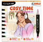 GRAPH'IT Kit de coloriage Cosy Time - GIRLZ
