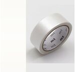 MT 1P Uni satin blanc - 1,5cmx7m